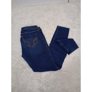 Hollister Blue Skinny Denim Jeans Size 7R W28 L29